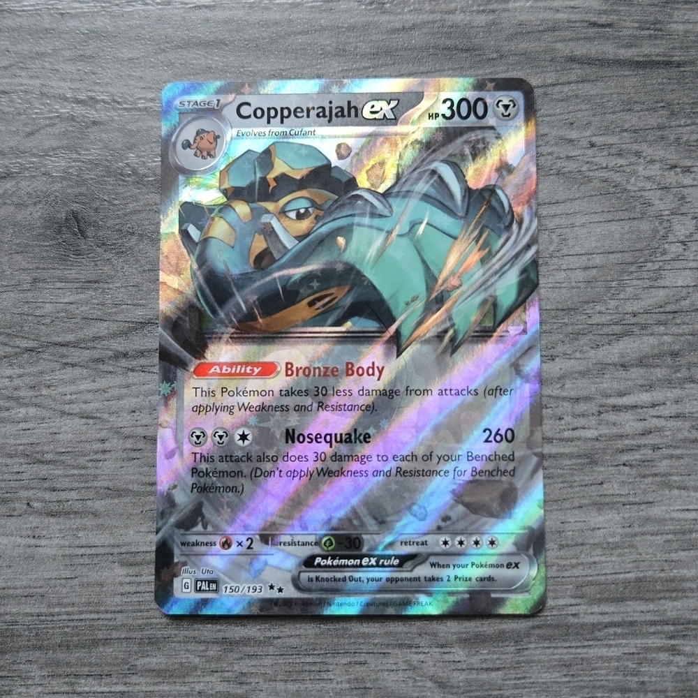 Copperajah ex #150 Pokemon Paldea Evolved Holo Card